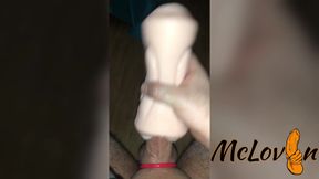 playing with my used old dirty sex toys - cumshot