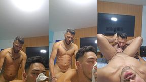 eu e meu primo sozinho, arrombei cu dele