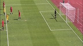 Blindfolded Babe Awaits Soccer Team's Throbbing Cocks