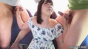 Japanese Fit Chick Tsuna Kimura Jerking Off Hard Cock And Got Real Orgasm To Blowjob Uncensored