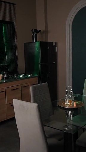 Behind the Scenes! Horvex Fucks His Big Ass Sister-in-law in the Kitchen