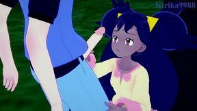 Iris and Erika intense sex. - Pok&eacute_mon Hentai