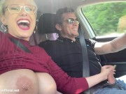 Angel Wicky spontaneous car fucking