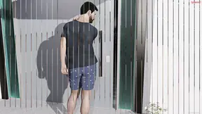 Black stud pounds cheating wife's pussy in 3D animation