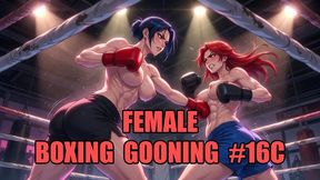 Female Boxing Gooning #16C: Knockout Queen's Mesmeric Ring Dominion (Animated, Music)