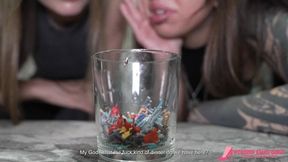 "Alisa and Dory's Sea of ??Slobber: A POV Experiment with Slave Fans" - 4K