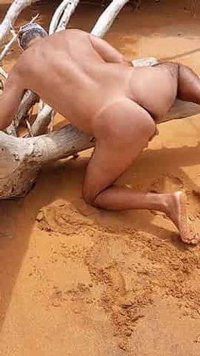 Ladysilva crossdress pelada na praia que bunda gostosa de marquinha