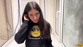 A Cute Girl at a Party Suggested Sex on the Balcony While Her Boyfriend Wasnt Looking