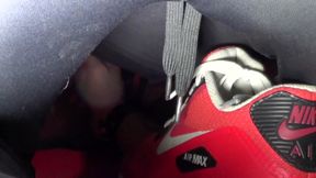 Sneaker and fetish humiliation in a backroom with 2 scally boys