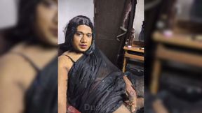 Sexy indian transwomen akhila yummy show
