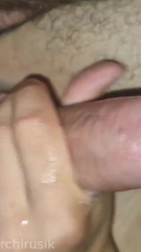 The femboy bitch pestered the stepfather at night in bed and got fucked without a condom until he came.   Clip 1
