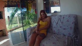 Hot Step Sister Sucks Sloppy And Swallow