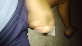 Spilling Cum on the Sidewalk