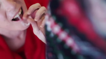 Cute blowjob and deepthroat