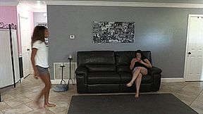 Wedgie War Over Chores With Gia Love & Honey Dew (HD 1080p MP4)