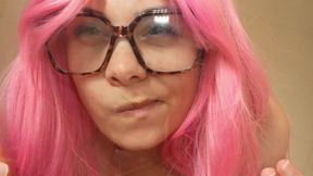 I humiliate you because your dick is too small and I can't stand you; you're too ugly and your cock is tiny—you can't satisfy me, you can't fuck this sexy body of mine because your dick is so small. You just stare from behind the monitor looking at