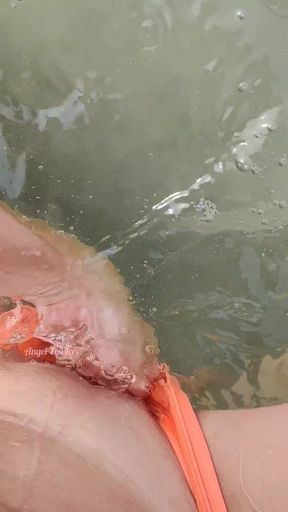 Sensual Pee POV From the Beach