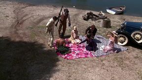 bobbi starr, dylan ryder, julia ann and natasha marley outdoor orgy