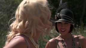 bobbi starr, dylan ryder, julia ann and natasha marley outdoor orgy