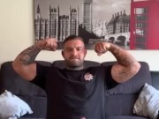 Straight Firefighter with big uncut cock
