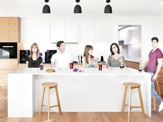 Poker of disrobes with my step cousins (Part 1)