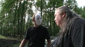 German dominatrix punishes submissive with deep anal and creampie