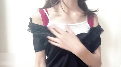 Huge nipples toyed then dripping tits Japan wife gets on own