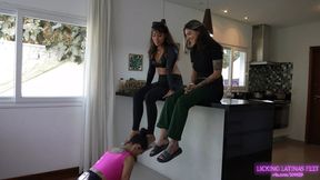 LOLAH VIBE and MARIA - The best use of your big mouth, whore! (HD)