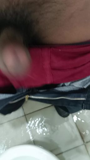 Tamil *** Masturbating in Bathroom with Office Uniform.