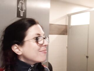 Wicked Angel Goes In Mens Baths