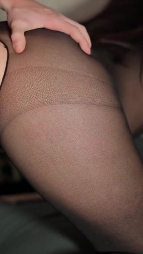 Pantyhose Doggystyle Sex