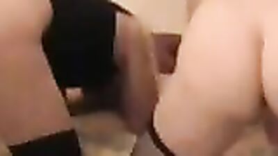 Amateur crossdresser goes wild with group of guys in wild threesome