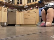 Free Use Wife Cleaning Floors on All Fours
