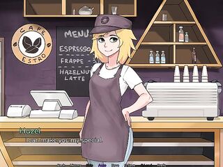 Hazelnut Latte 1 - Hazel Gets Caught Stroking in My Coffee