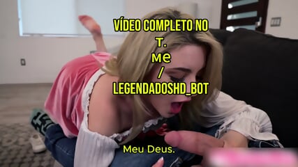 Colocou o pau na boca da meia-irm - Legendado