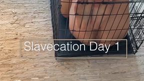 Slavecation Day 1: Cage Humiliation