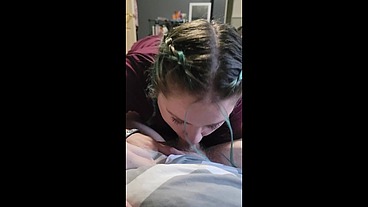 Dreamt about my step dad so I sucked step daddies dick
