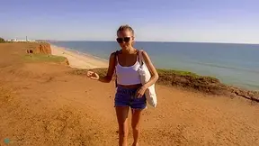 Searching For A Perfect Beach Marinha Beach View And Falesia Beach - Sex Movies Featuring Katya-Clover