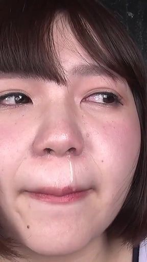 Thick, Salty, Transparent: Yuzu Shinkawa’s Snot in POV Close-up