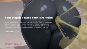 Your Stepsis Teases Your Fart Fetish Secret