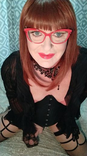 Puffy Nipples Trans Girl Cums Big Time