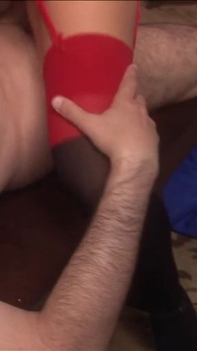 Two dudes bang a blonde and an latina sluts in a cafe