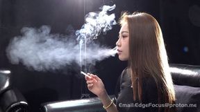 Interview with an Asian beauty who is a heavy, chain-smoking smoker xiaodi HD