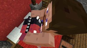 minecraft jenny mod fapcraft - ellie, a goth dommy mommy with a cow bikini and tasty milkers
