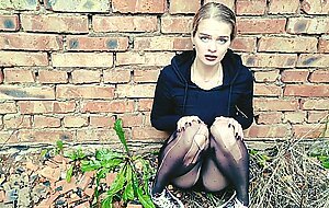 Swife katy, she is the only girl in a post-apocalyptic future, everyone is hunting for her to fu