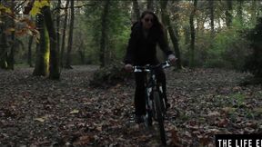 ”Lustful brunette Lorena B enjoys romantic solo masturbation”