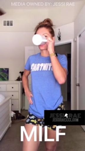 Petite redhead does outfit change tiktok style