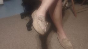 Wiggling in My Mocs In Blow Sweat and Semen Filthy