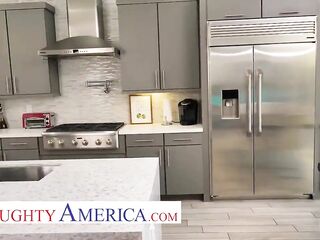 Nasty America - Lily Larimar screws her ally's step daddy