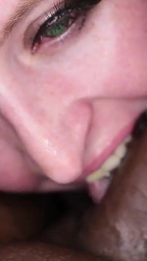 Lilith Vale Throats BBC for an Oral Creampie